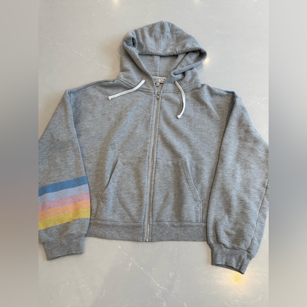 Wildfox Zipper Hoodie, size S